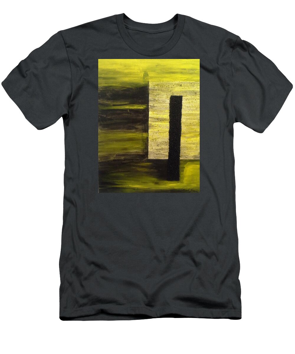 Acrylic T-Shirt featuring the painting Fake Notions by Pamela Henry