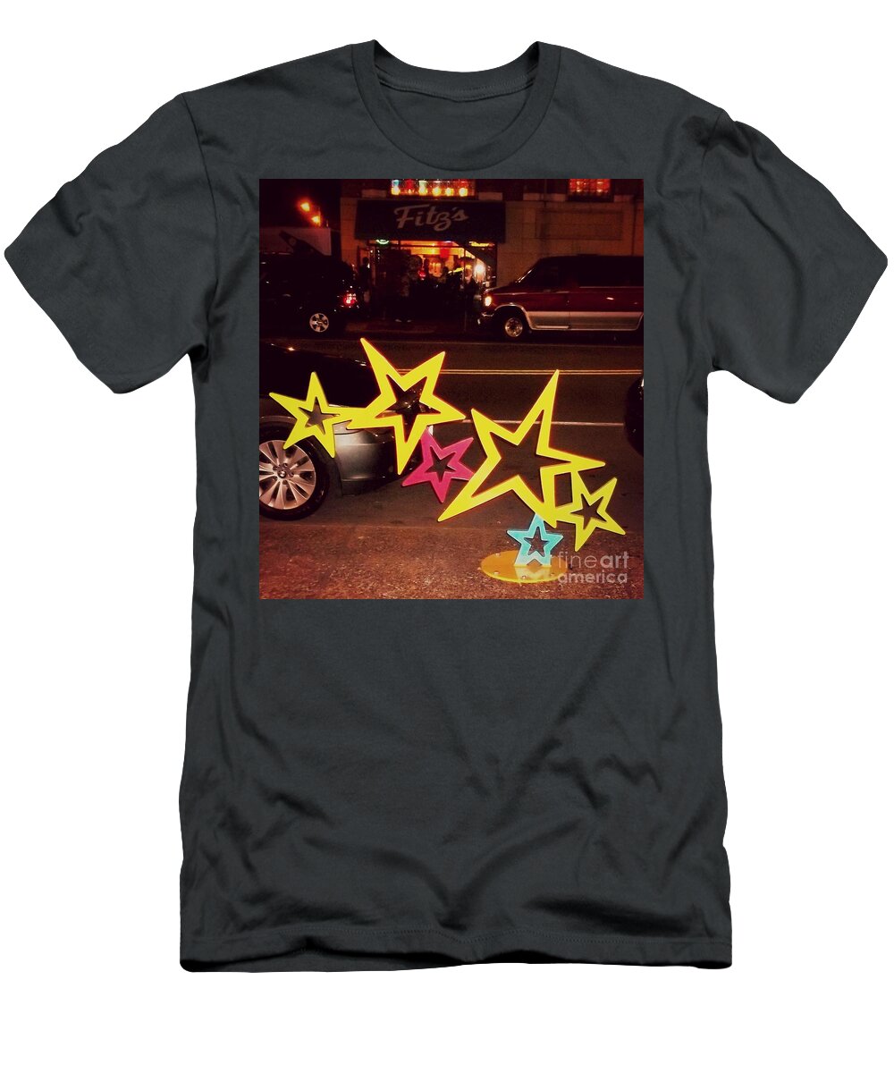  T-Shirt featuring the photograph Fitz's Seein Stars by Kelly Awad