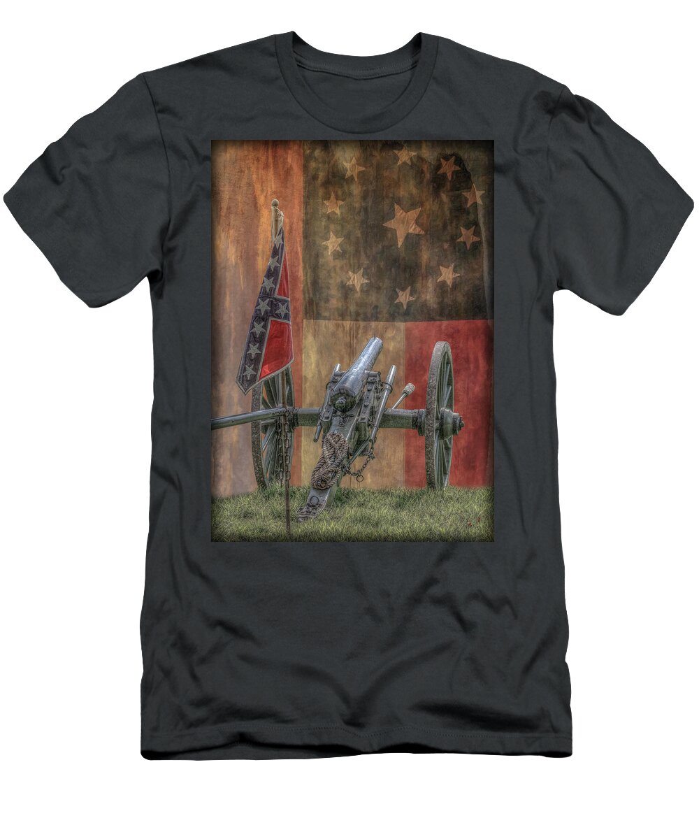 Flags Of The Confederacy T-Shirt featuring the digital art Flags of the Confederacy by Randy Steele