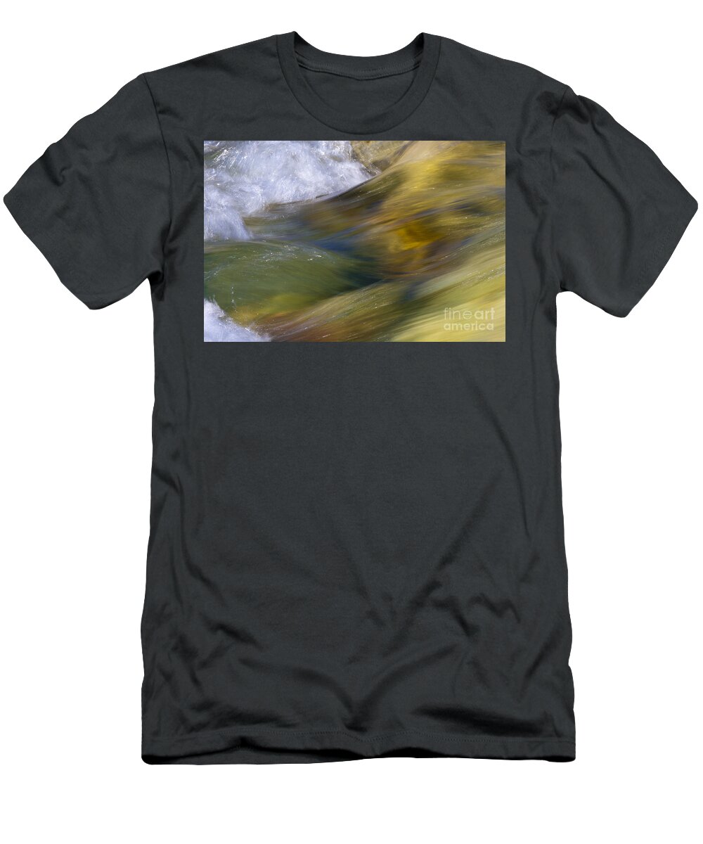 Heiko T-Shirt featuring the photograph Floating River by Heiko Koehrer-Wagner