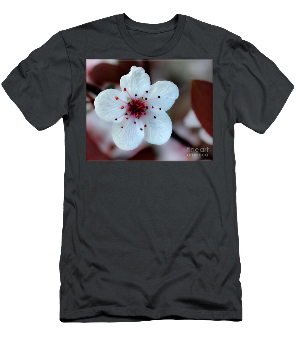 Flower T-Shirt featuring the photograph Flowering Plum by Michael Arend