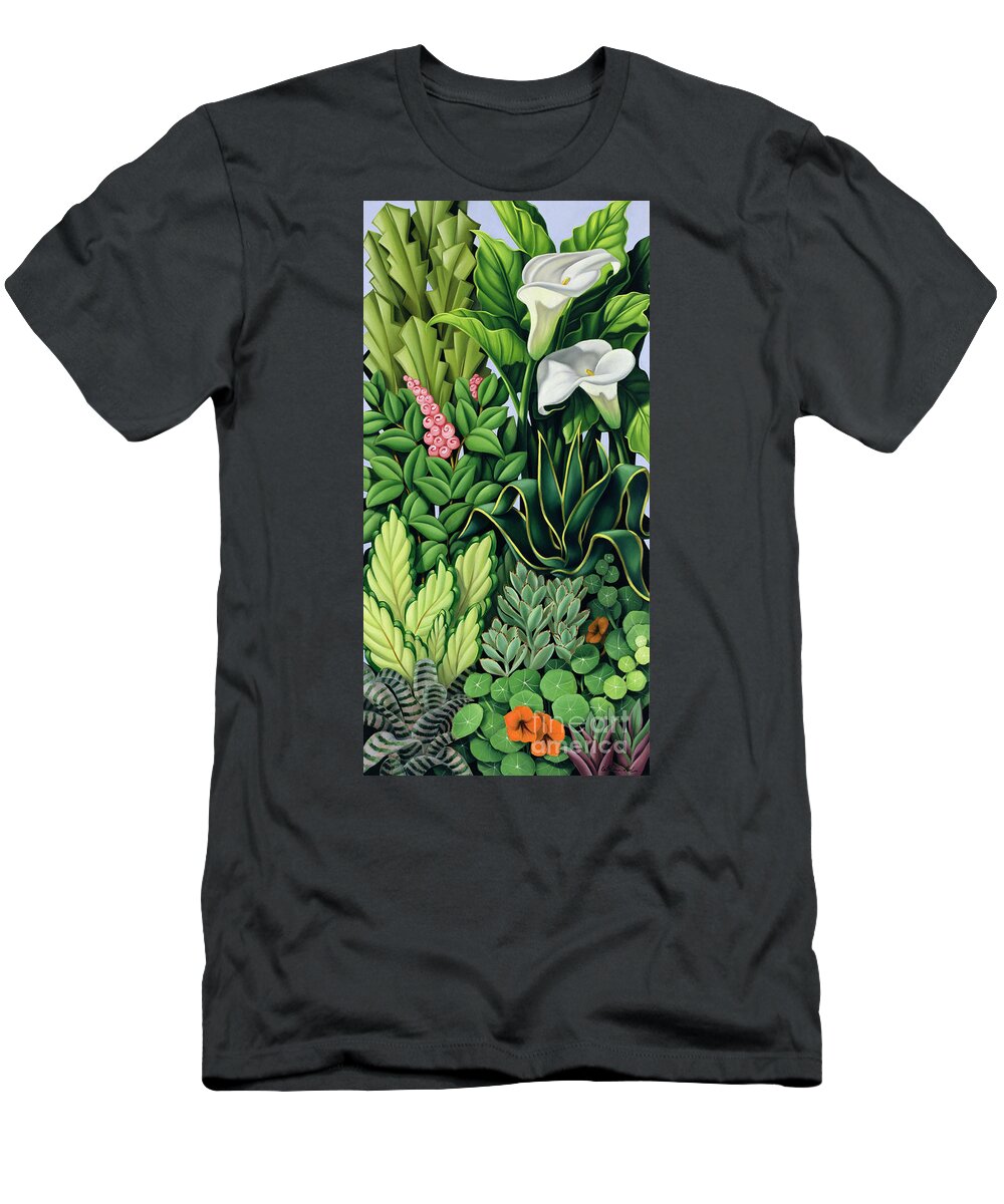 Foliage T-Shirt featuring the painting Foliage by Catherine Abel