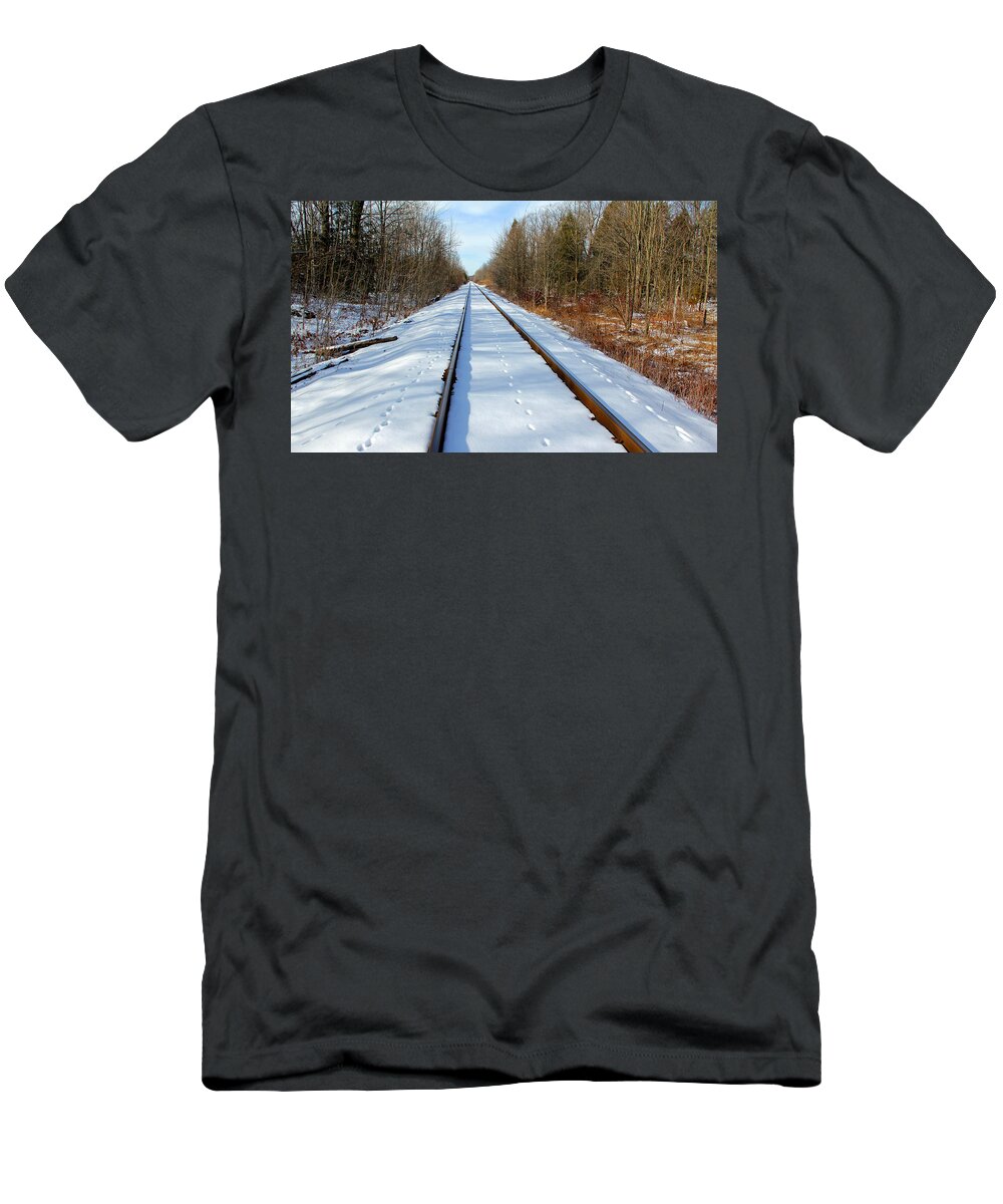 Guelph T-Shirt featuring the photograph Follow Your Own Path by Debbie Oppermann