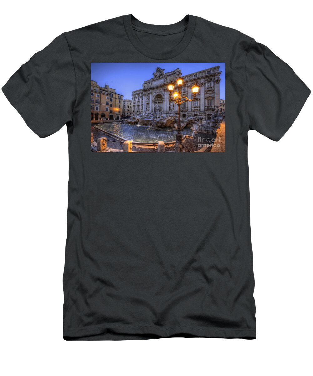 Yhun Suarez T-Shirt featuring the photograph Fontana di Trevi 3.0 by Yhun Suarez