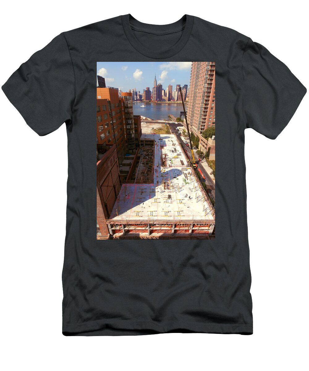  T-Shirt featuring the photograph Fourth Floor Slab by Steve Sahm