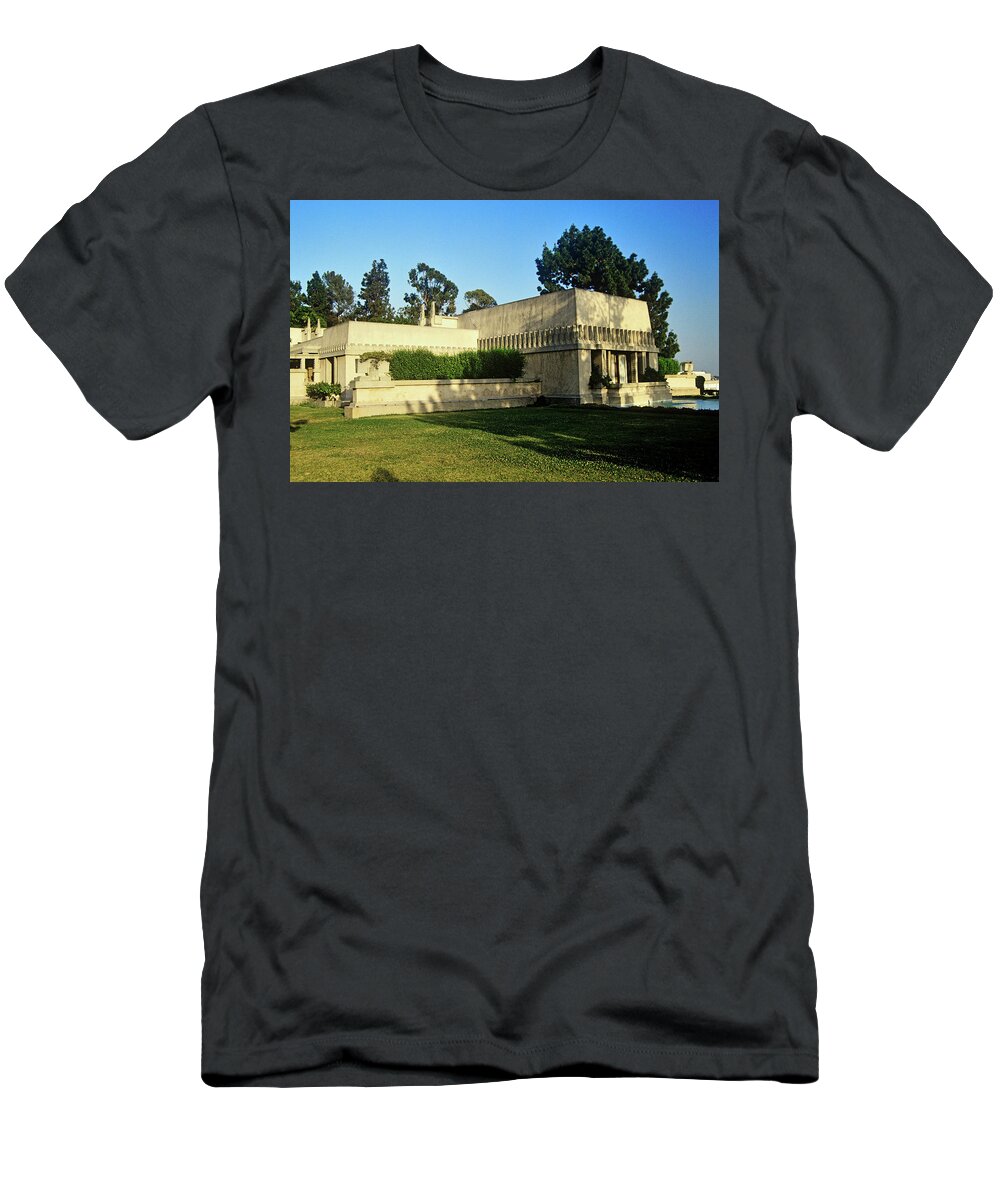 Photography T-Shirt featuring the photograph Frank Lloyd Wrights Hollyhock House by Panoramic Images