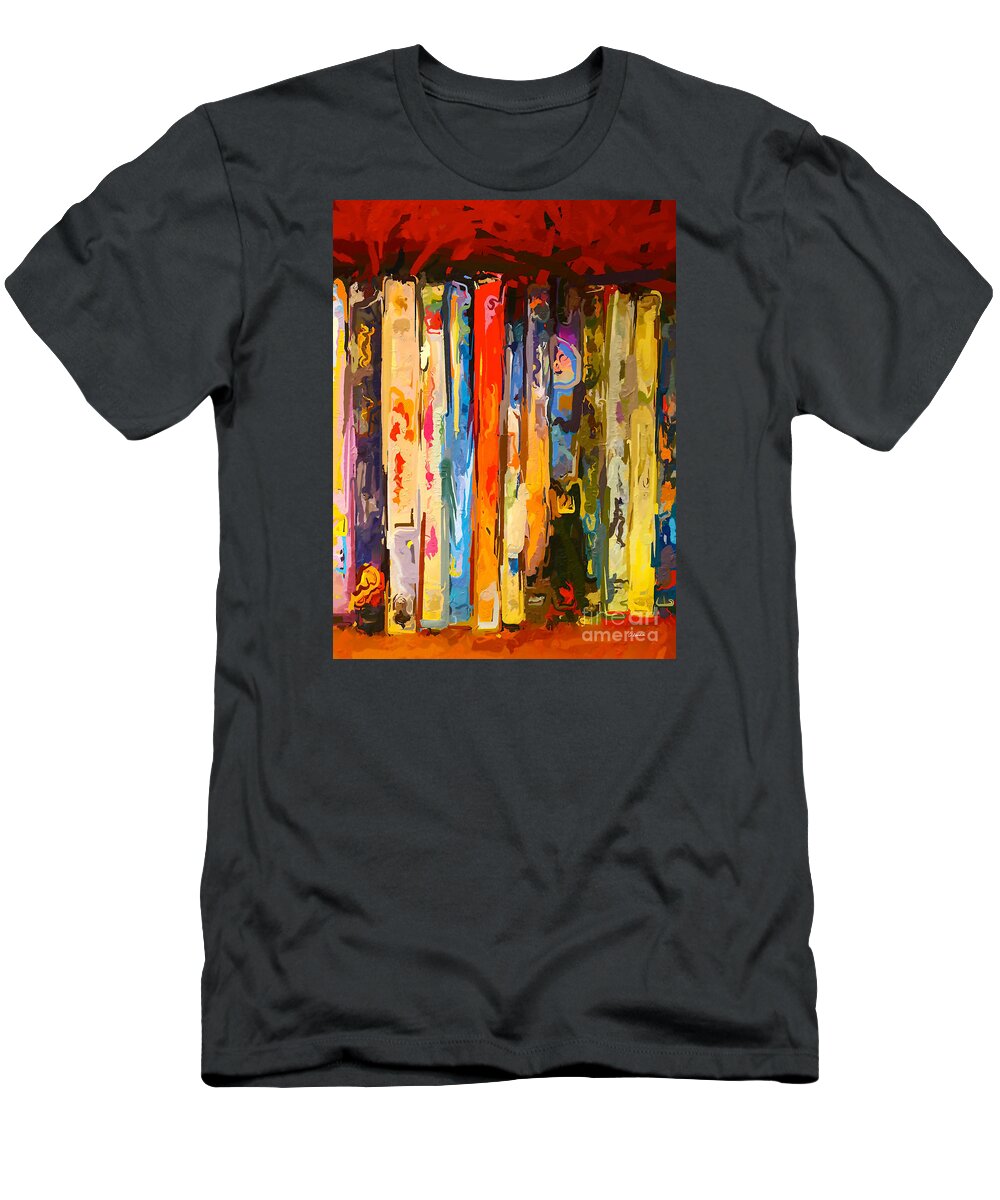 Claudia's Art Dream T-Shirt featuring the digital art Free Your Mind by Claudia Ellis