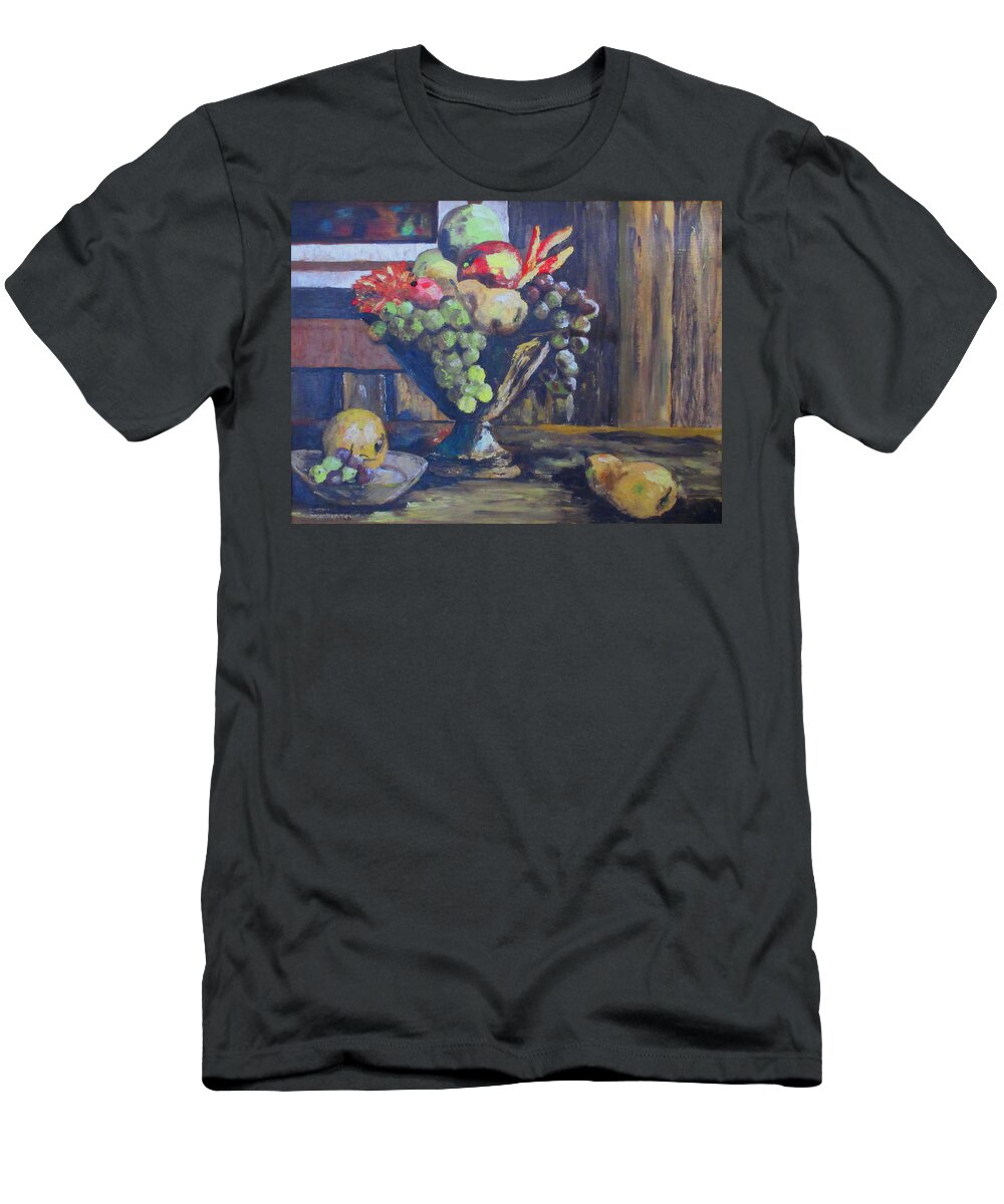 Painting T-Shirt featuring the painting Fresh Fruit by Ashley Goforth