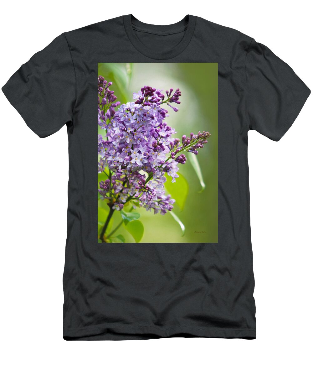 Lilacs T-Shirt featuring the photograph Spring Lilacs by Christina Rollo
