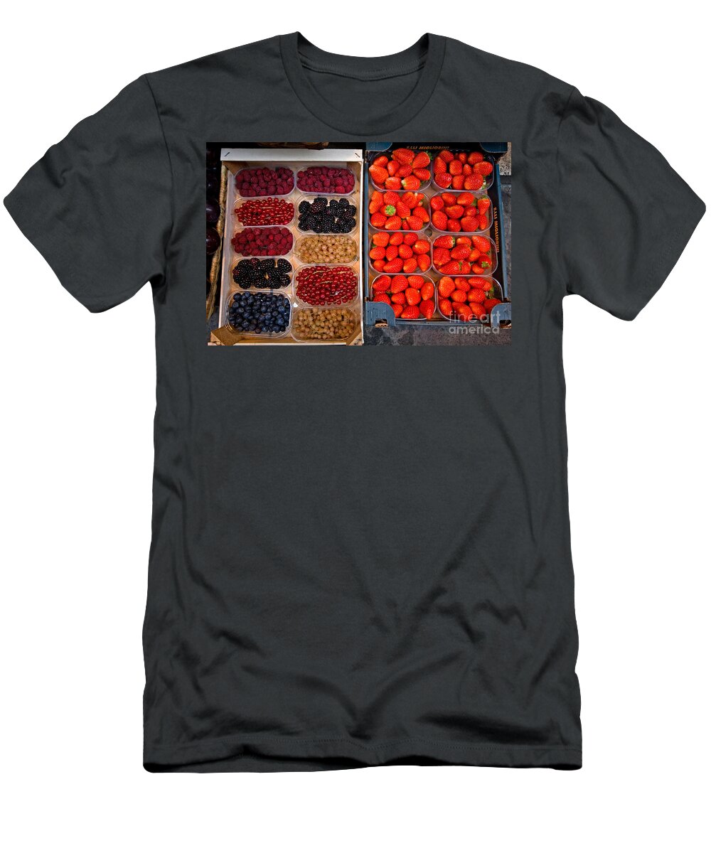 Grocery T-Shirt featuring the photograph Fruits And Berries by Tim Holt