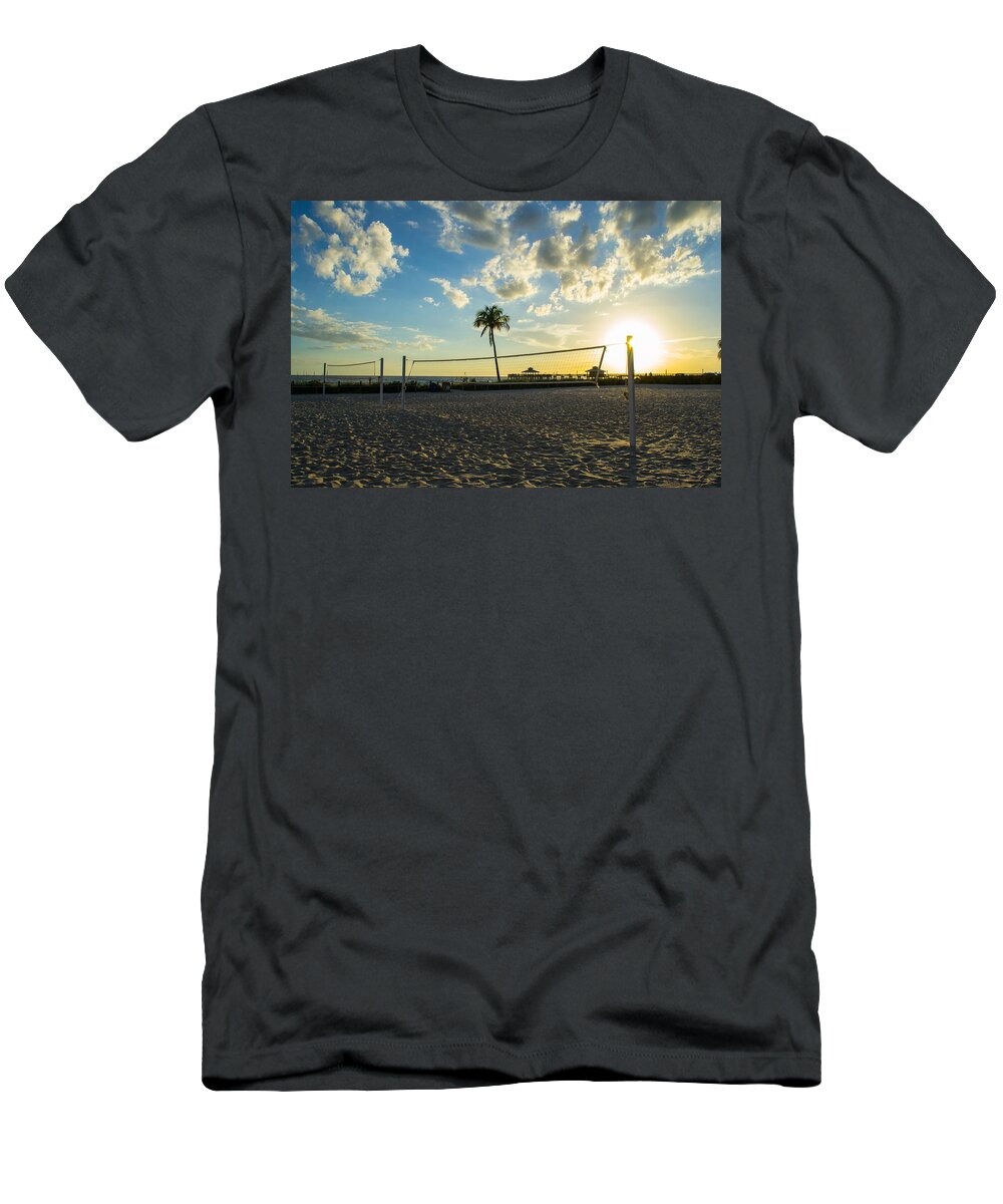 Volleyball T-Shirt featuring the photograph Ft. Myers Volleyball by Shannon Harrington