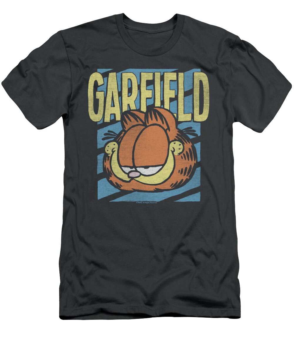 Garfield T-Shirt featuring the digital art Garfield - Rad Garfield by Brand A
