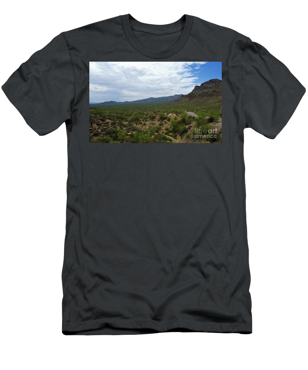 Gates T-Shirt featuring the photograph Gates Pass by Donna Greene