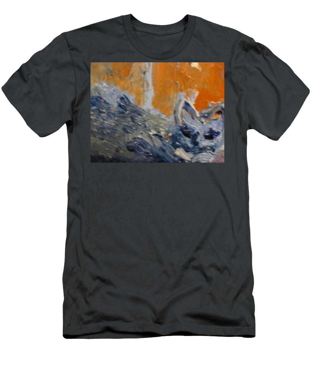 George T-Shirt featuring the painting George by Shea Holliman