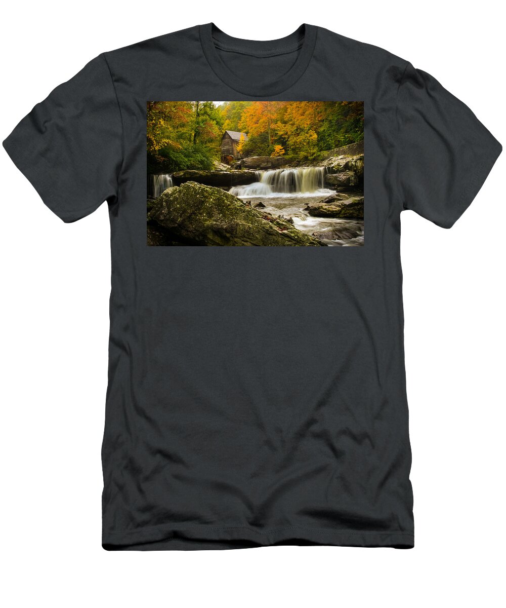 Glade Creek T-Shirt featuring the photograph Glade Creek Grist Mill by Shane Holsclaw