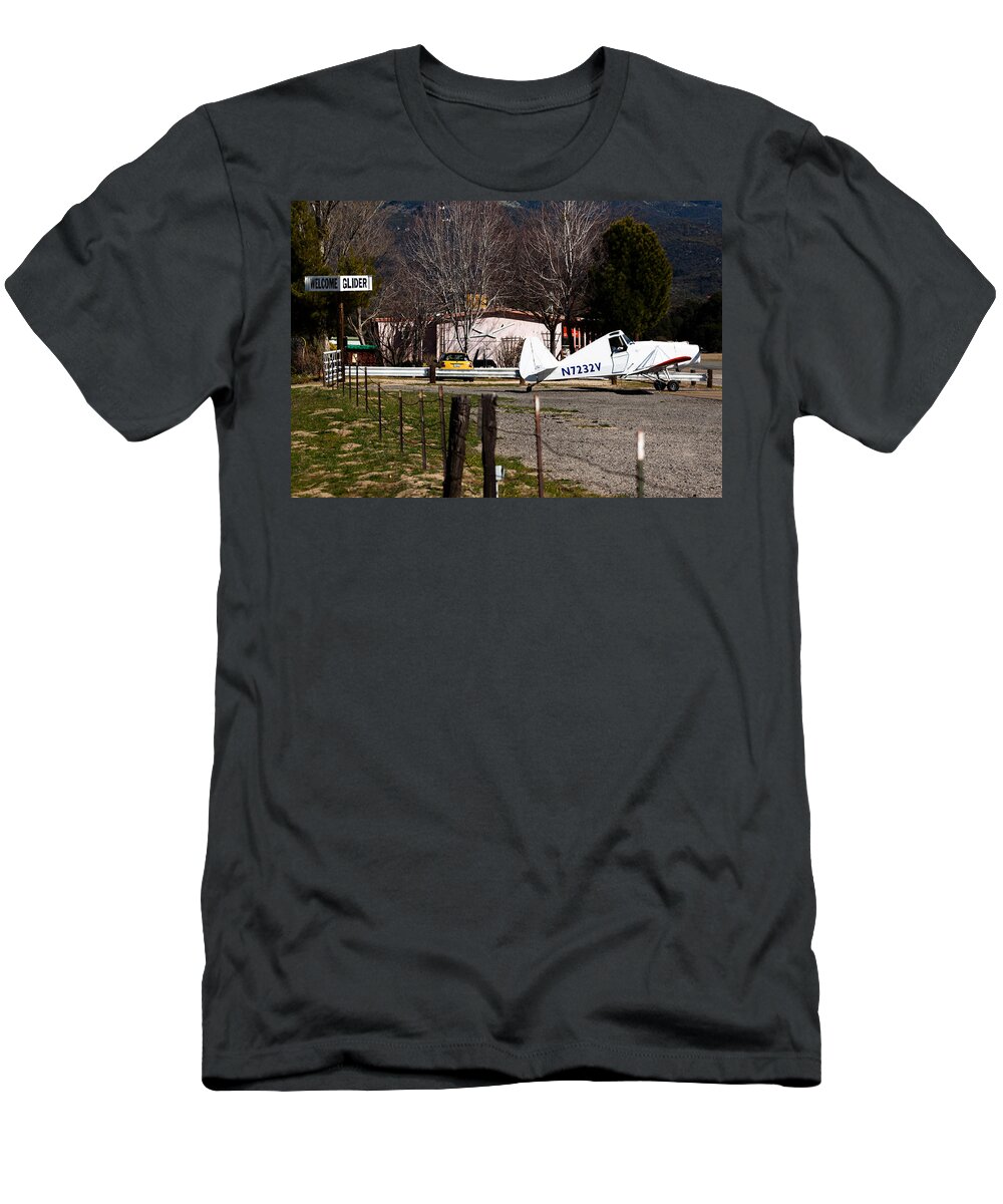 Glider T-Shirt featuring the photograph Gliderport by John Daly