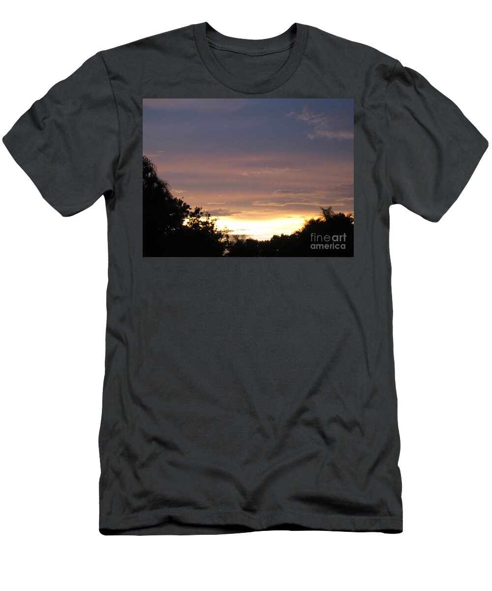 Glorious Sunset T-Shirt featuring the photograph Glorious Sunset by Oksana Semenchenko