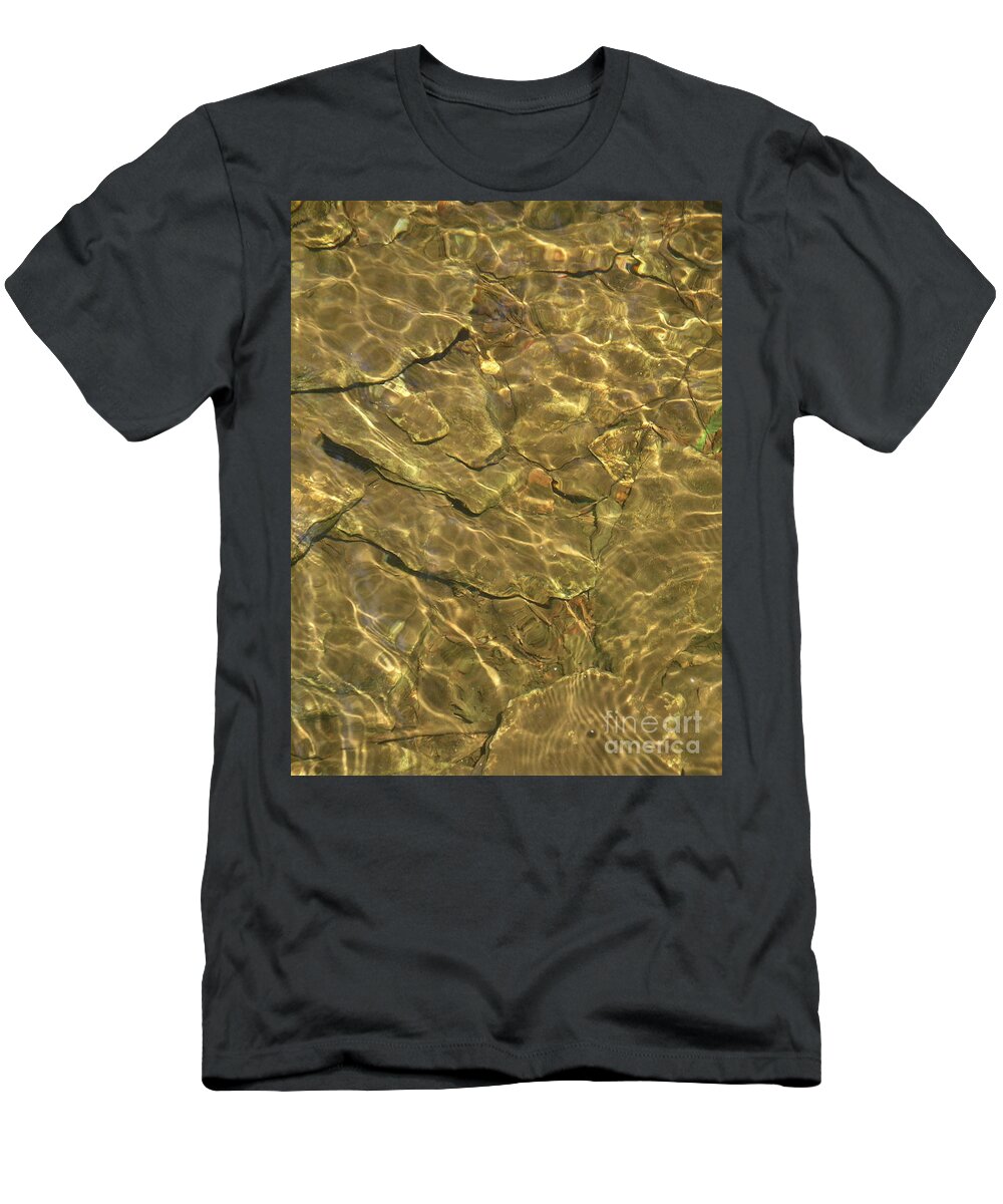 Water T-Shirt featuring the photograph Golden Pool by Mark Messenger
