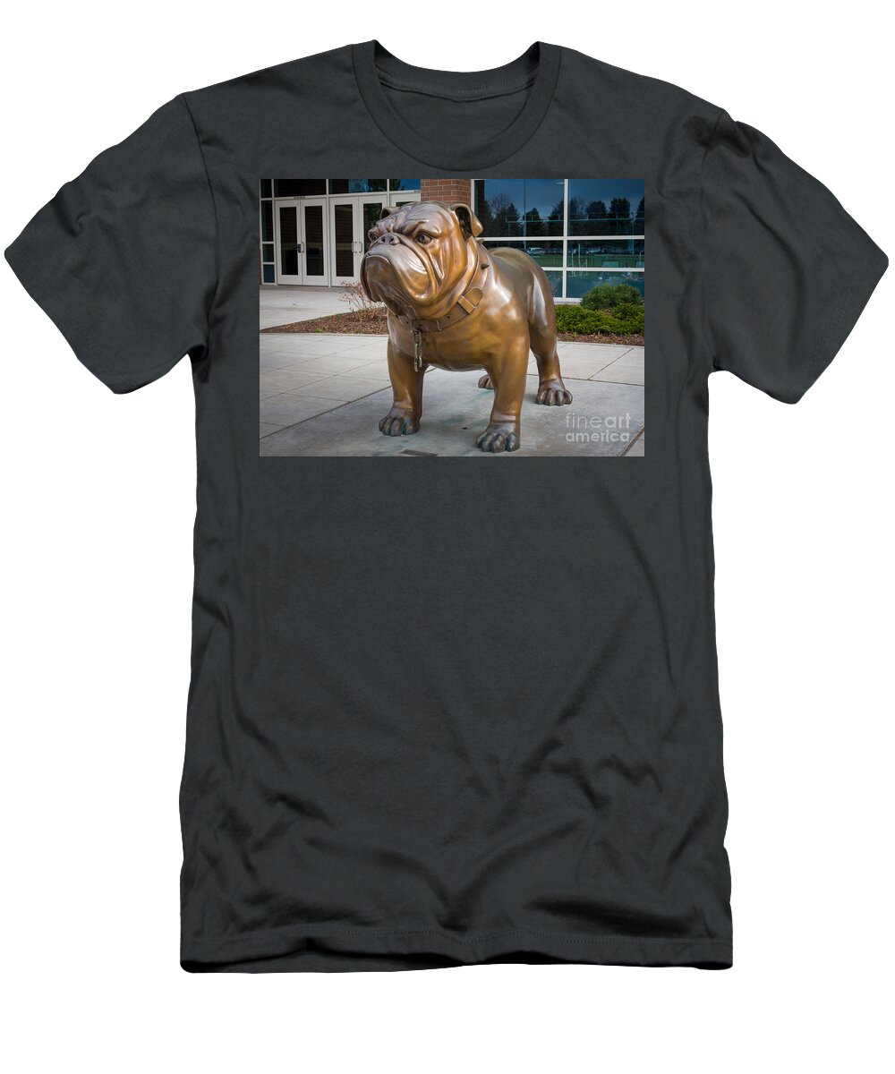 America T-Shirt featuring the photograph Gonzaga Bulldog by Inge Johnsson