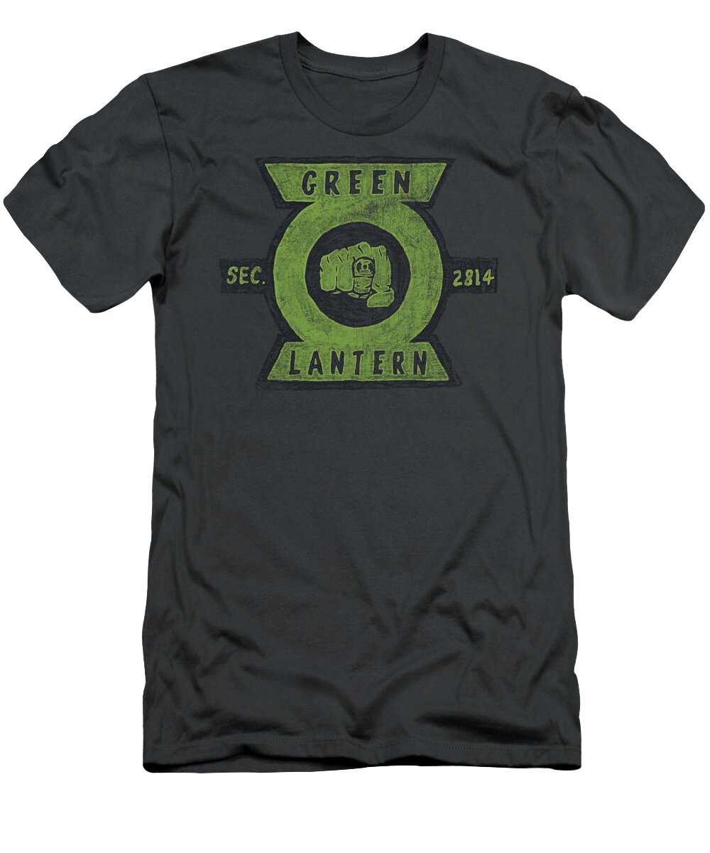 Green Lantern T-Shirt featuring the digital art Green Lantern - Section by Brand A