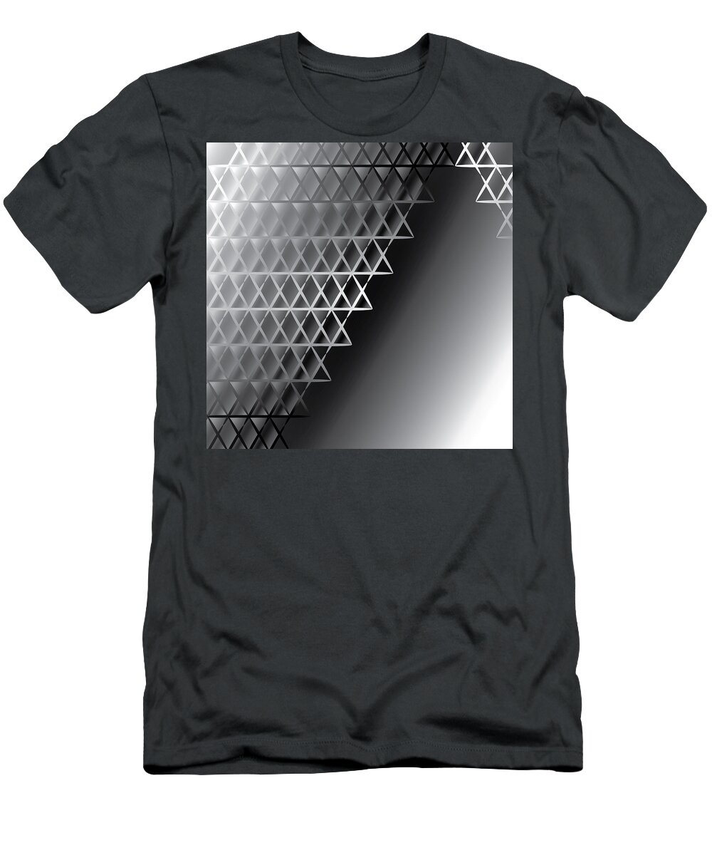  T-Shirt featuring the digital art Grid 60 Float by Kevin McLaughlin
