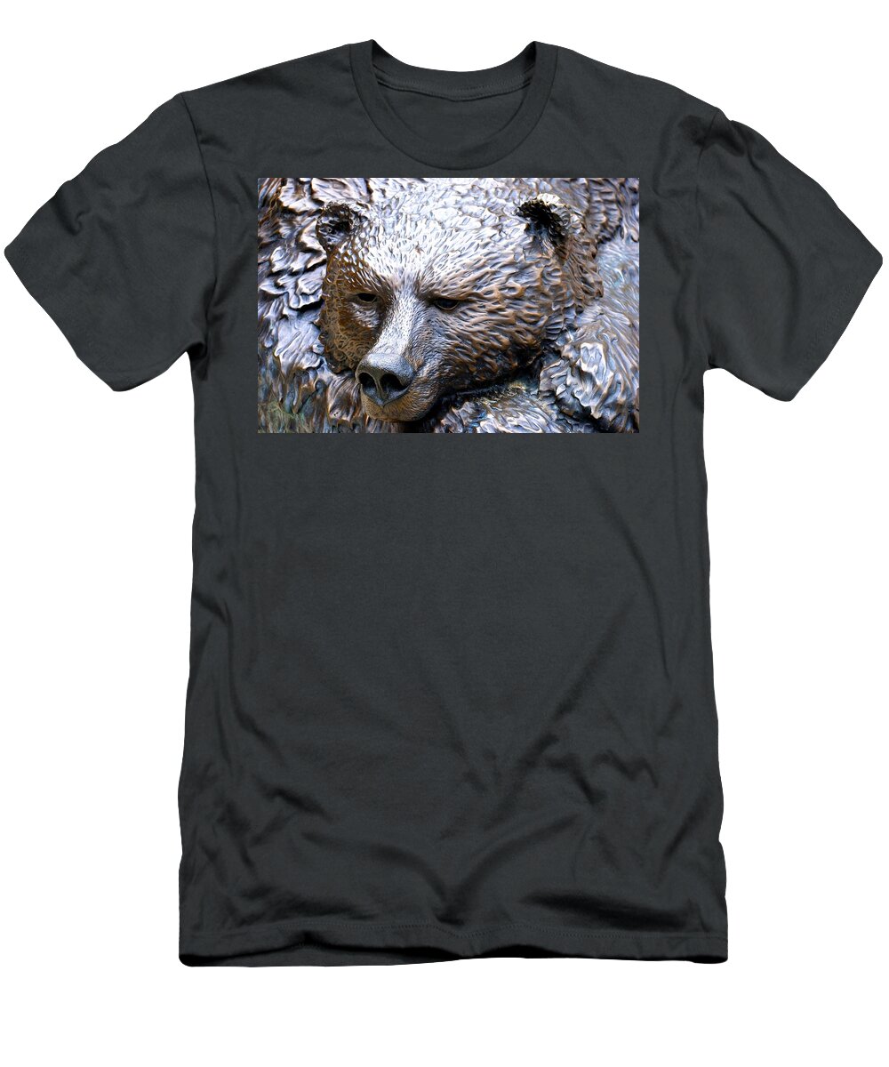 Grizzly Bear T-Shirt featuring the photograph Grizzly Bear 2 by Norma Brock