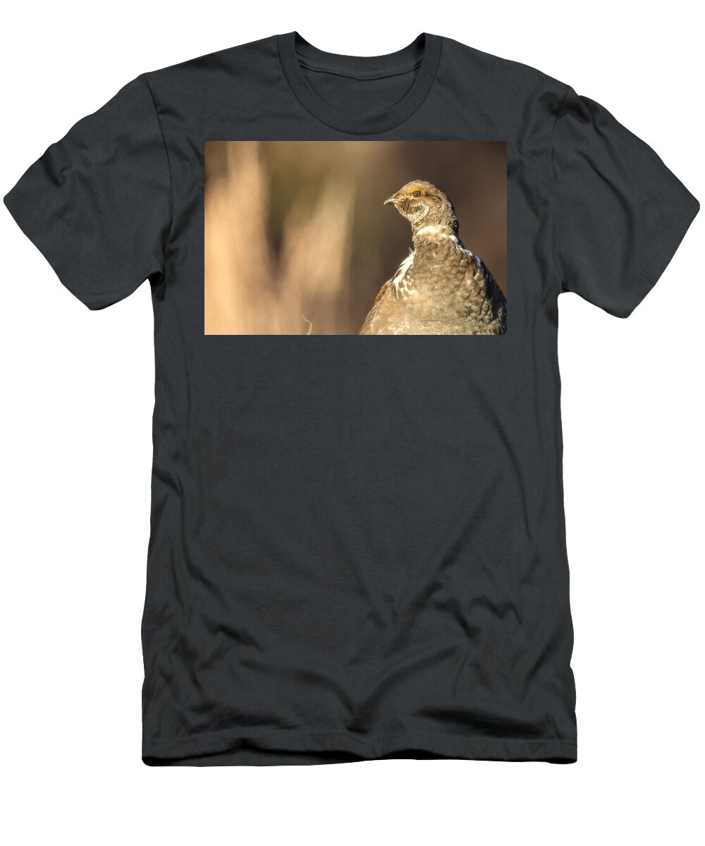 Big Horn Sheep T-Shirt featuring the photograph Grouse 1 by Kevin Dietrich