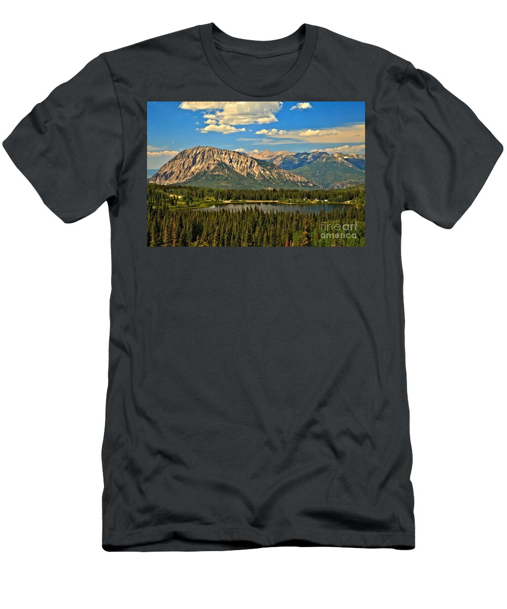 Gunnison National Forest T-Shirt featuring the photograph Gunnison Lakes by Adam Jewell