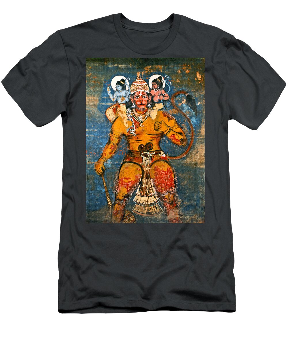Hanuman T-Shirt featuring the photograph Hanuman by Kurt Van Wagner