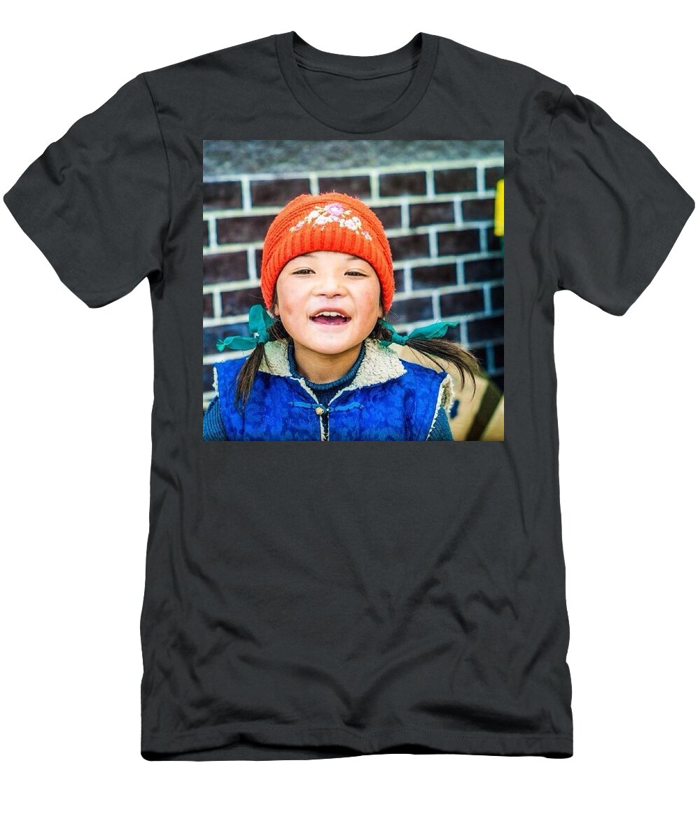Beautiful T-Shirt featuring the photograph Happy by Aleck Cartwright