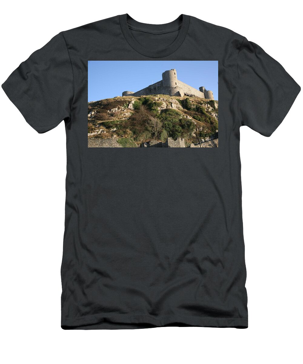 Castles T-Shirt featuring the photograph Harlech castle by Christopher Rowlands