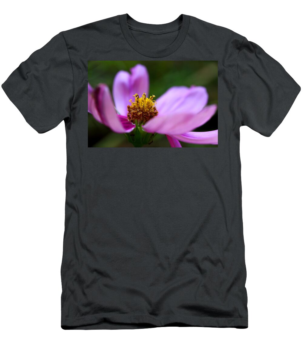 Cosmos Flower T-Shirt featuring the photograph Heart Of Solitude by Michael Eingle
