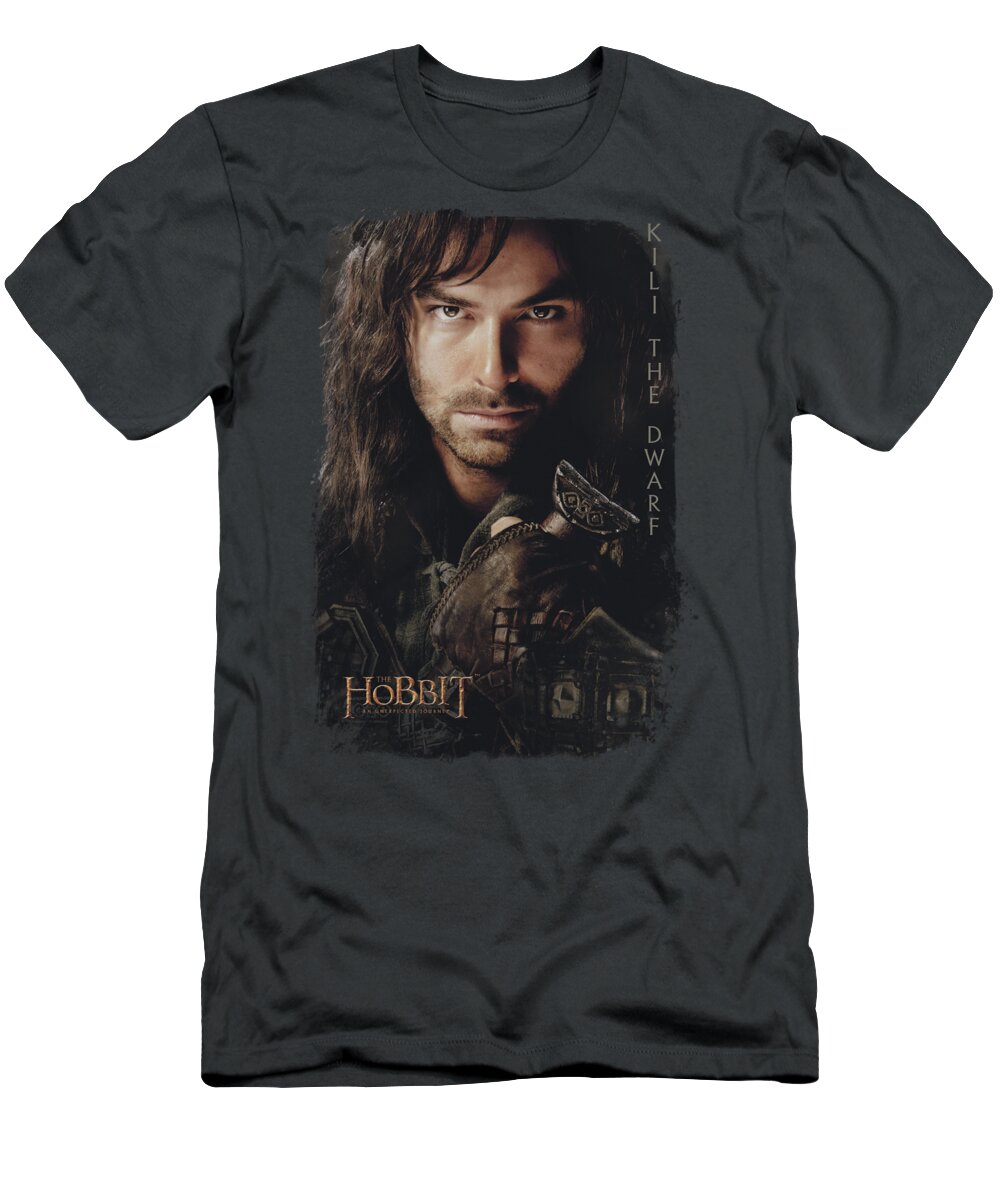 The Hobbit T-Shirt featuring the digital art Hobbit - Kili Poster by Brand A