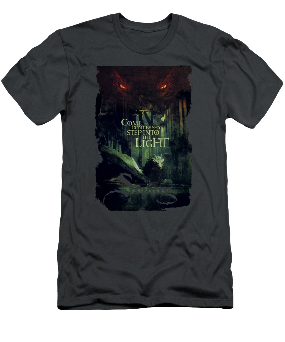 T-Shirt featuring the digital art Hobbit - Taunt by Brand A