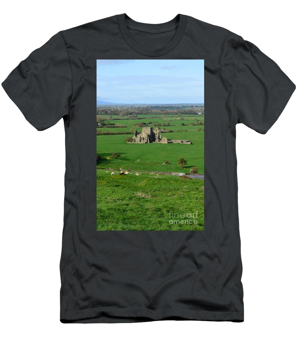 Ireland T-Shirt featuring the photograph Hore Abbey in Ireland by DejaVu Designs