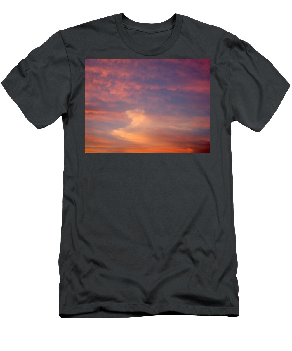 Cloud T-Shirt featuring the photograph Horse In The Sky by Shane Bechler