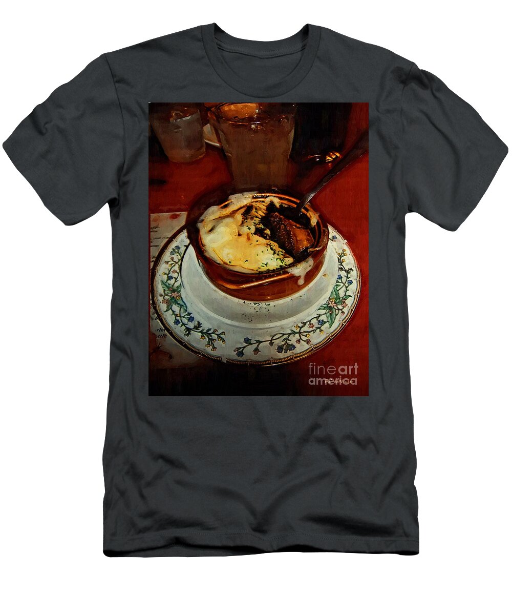 Food T-Shirt featuring the painting Hot Melt by RC DeWinter