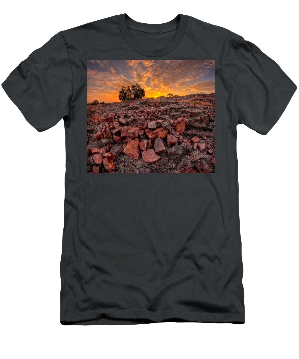2012 T-Shirt featuring the photograph Hughes Mountain by Robert Charity