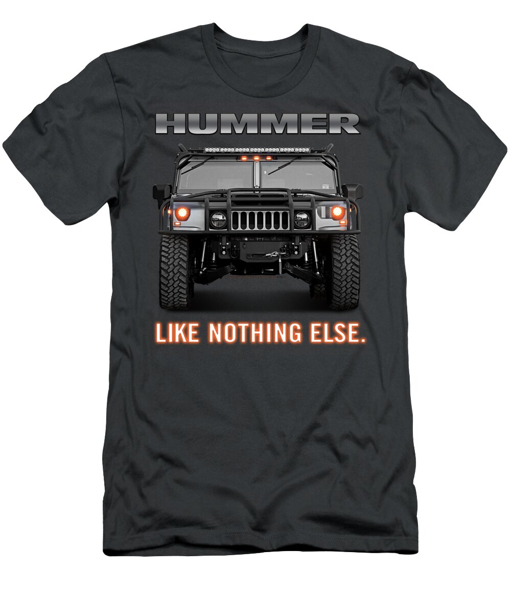  T-Shirt featuring the digital art Hummer - Like Nothing Else by Brand A