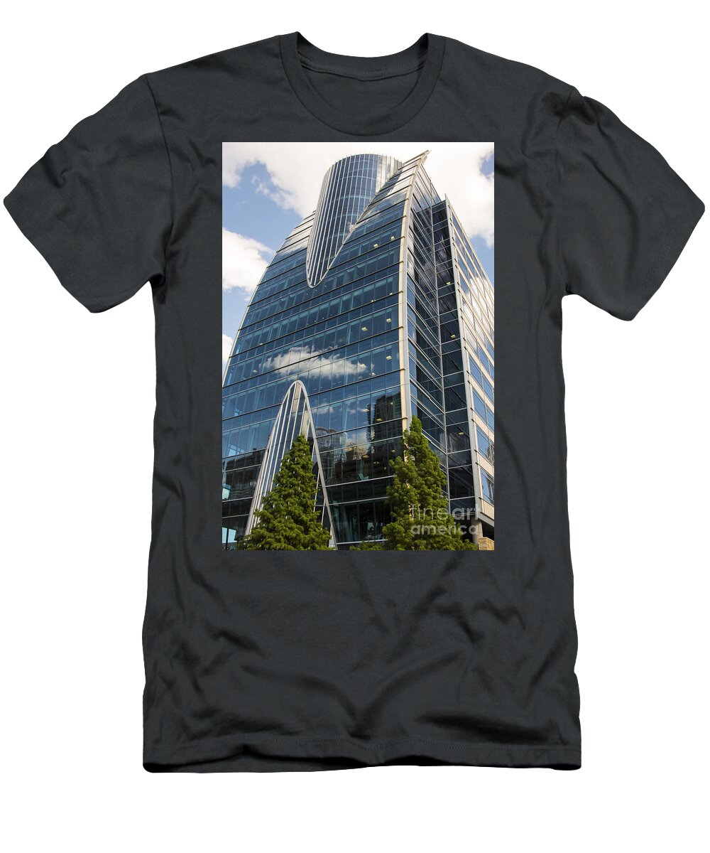 Hunt Oil Tower T-Shirt featuring the photograph Hunt Oil Tower by Bob Phillips