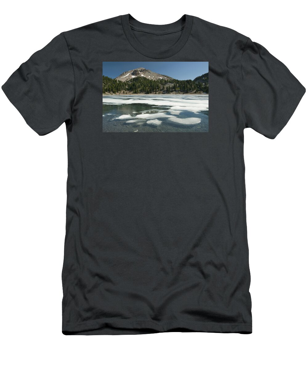 538014 T-Shirt featuring the photograph Ice Melting On Lake Helen by Kevin Schafer
