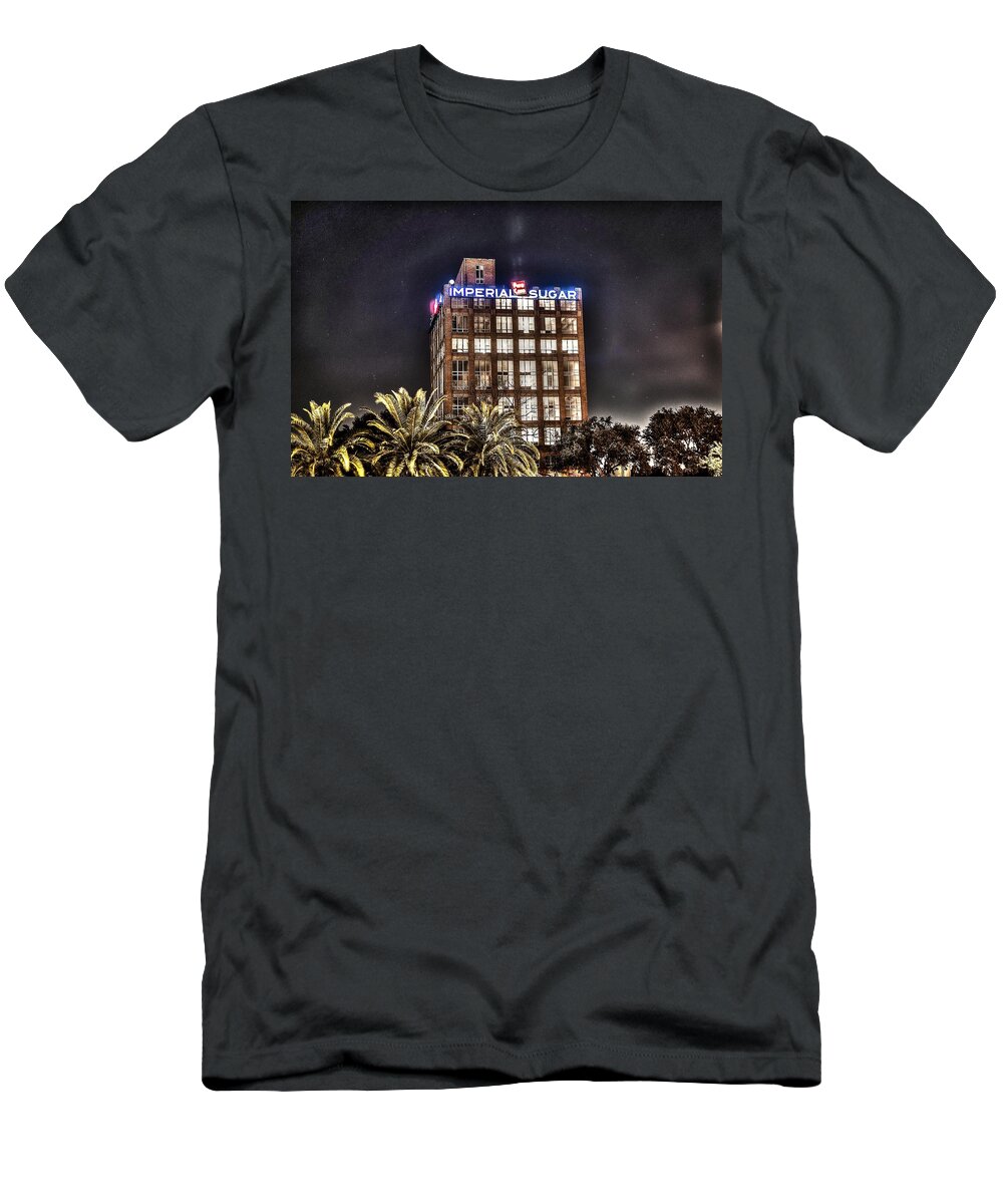 Imperial T-Shirt featuring the photograph Imperial Sugar Mill by David Morefield