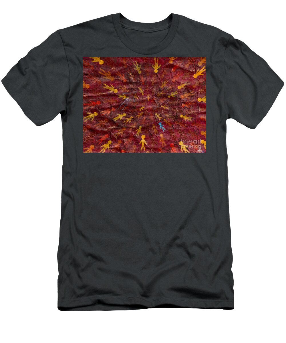  T-Shirt featuring the painting Infinite Possibilities by Stefanie Forck