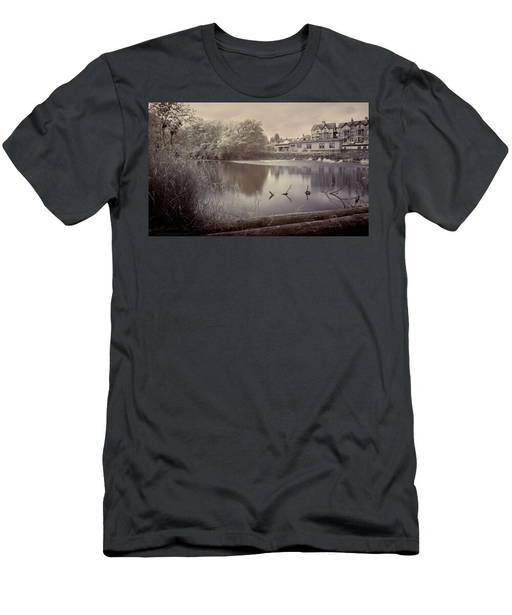  T-Shirt featuring the photograph Infrared Riverside by B Cash