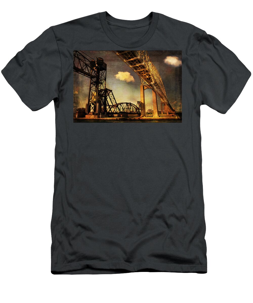 Evie T-Shirt featuring the photograph International Bridge to Canada by Evie Carrier
