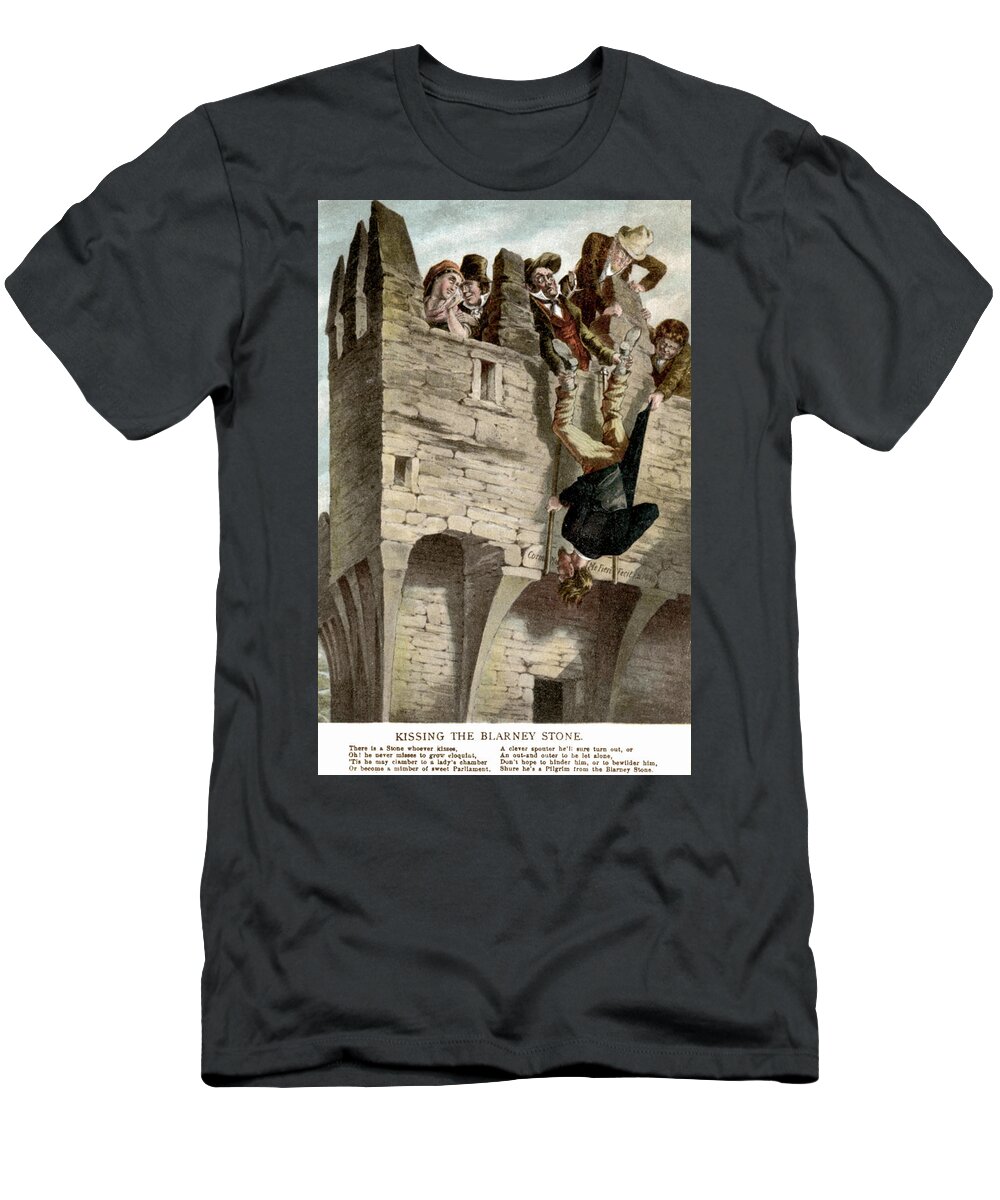 1920 T-Shirt featuring the painting Ireland The Blarney Stone by Granger
