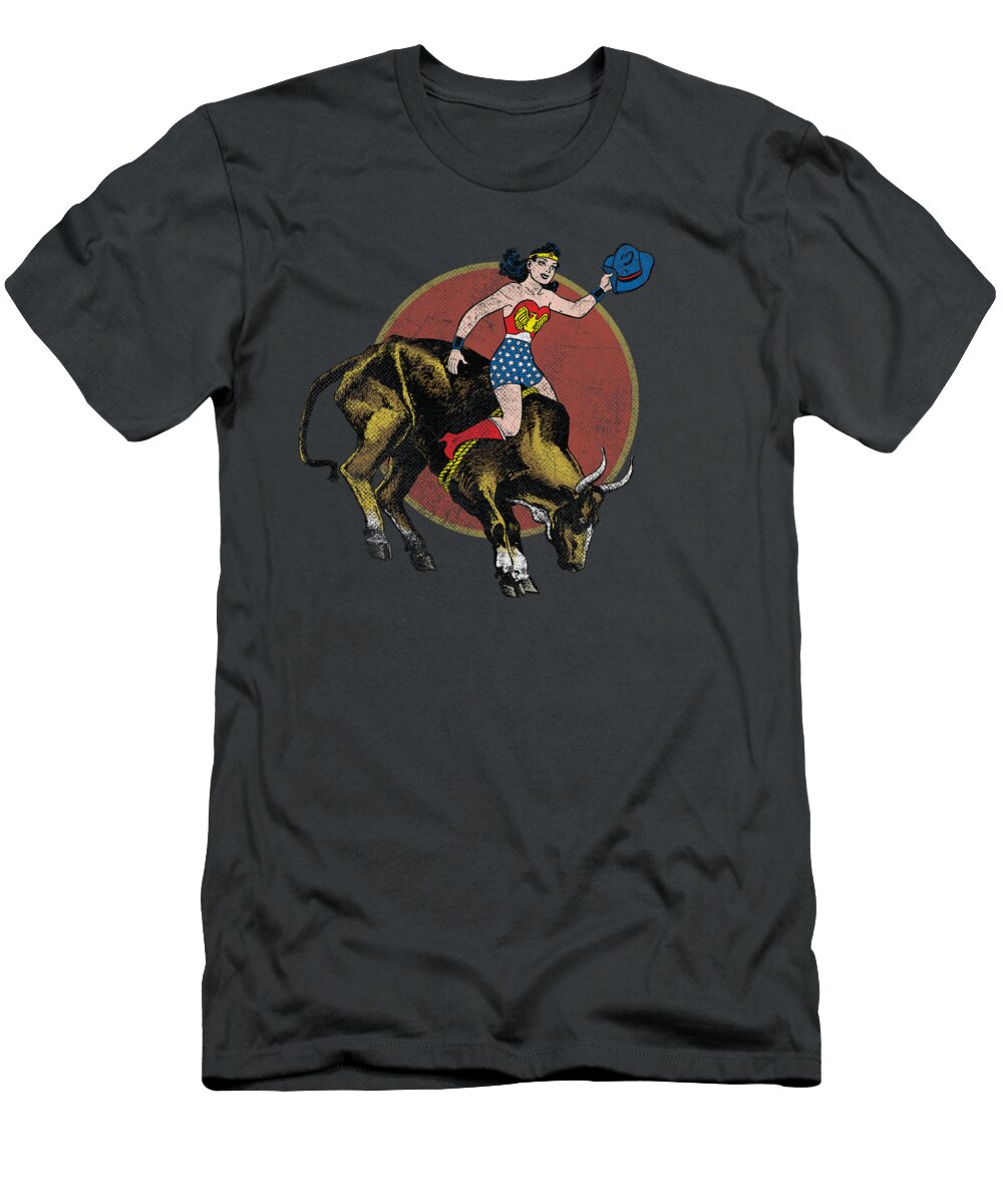  T-Shirt featuring the digital art Jla - Bull Rider by Brand A