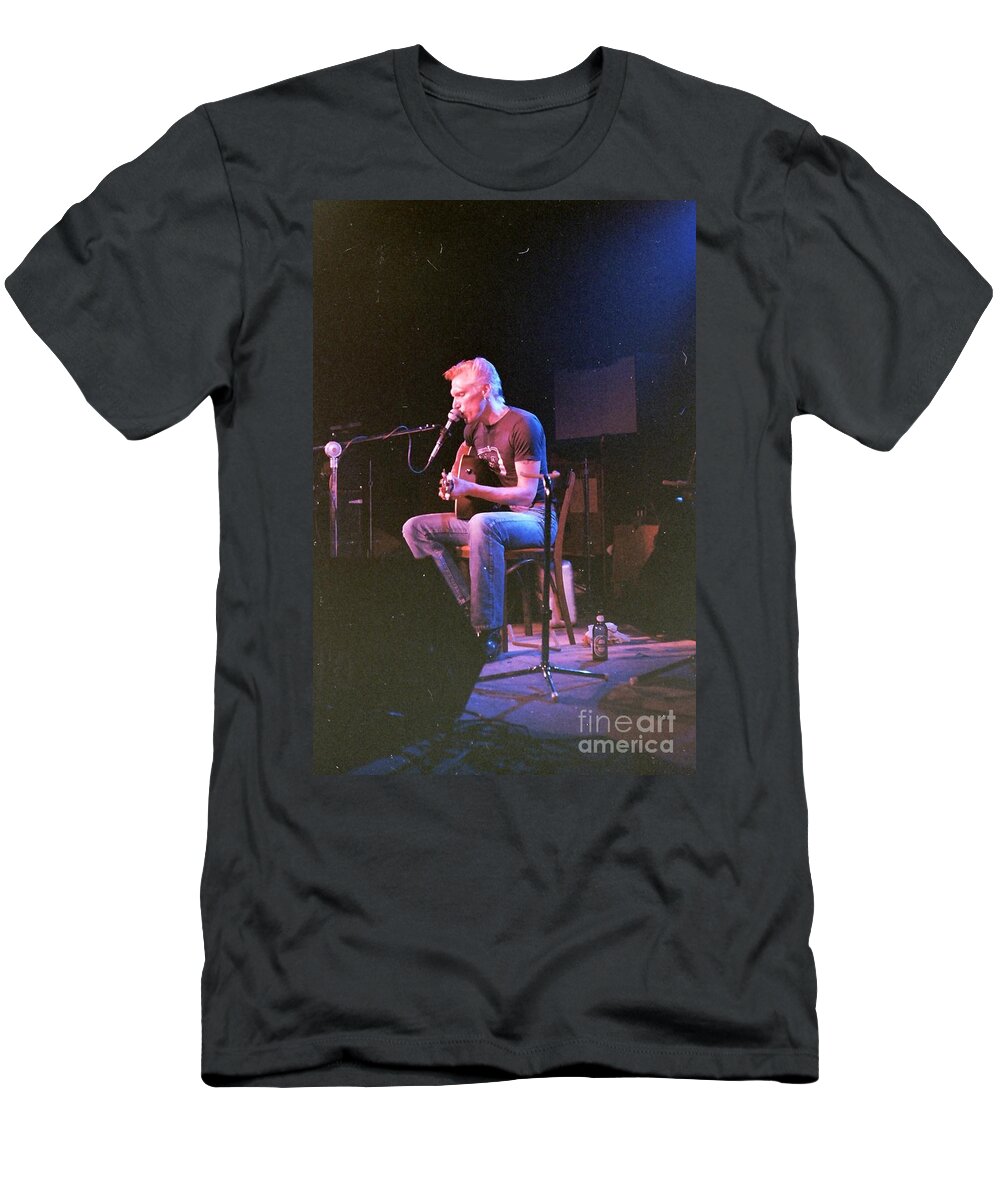 Jorma T-Shirt featuring the photograph Jorma - Acoustic by Susan Carella