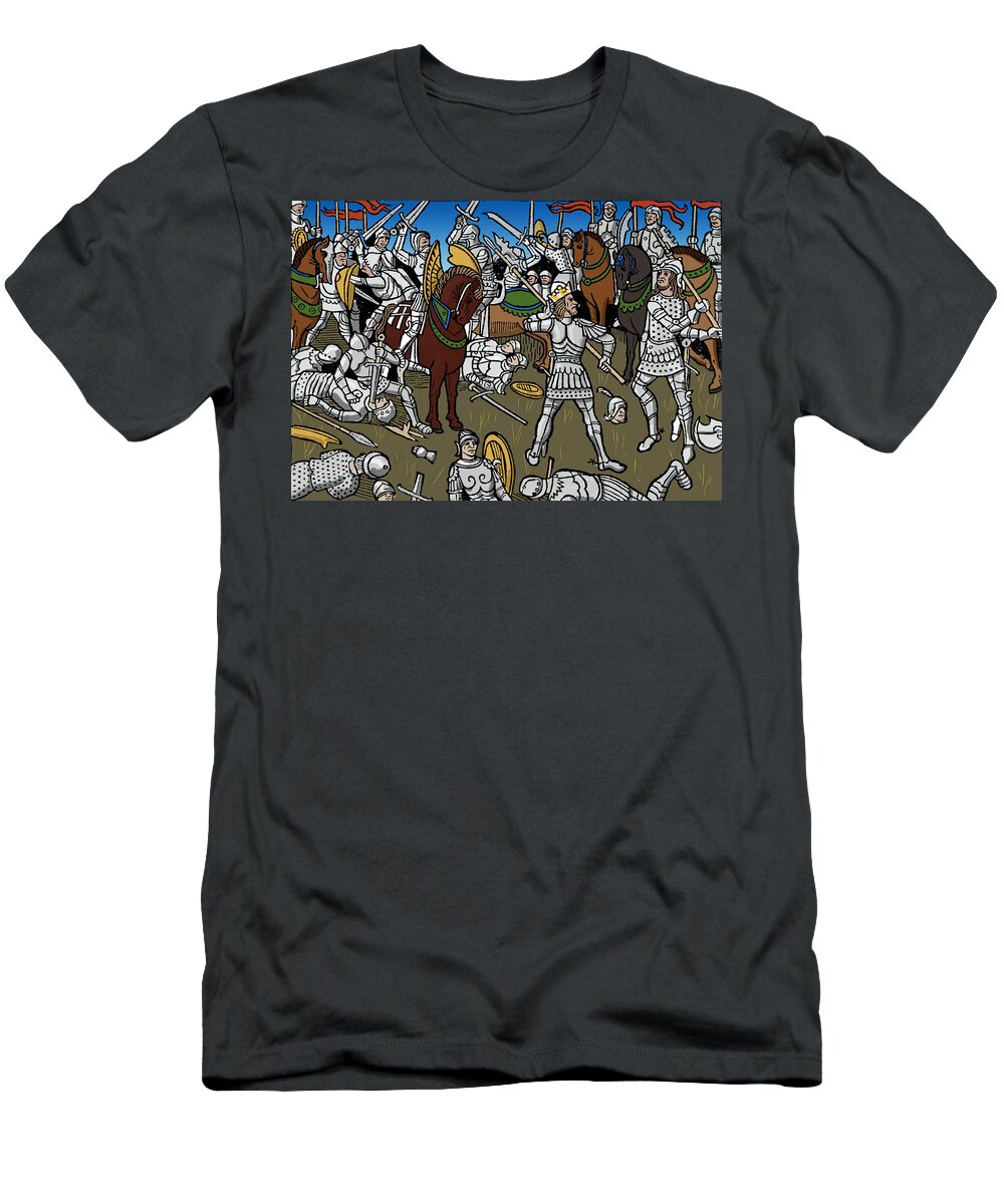 History T-Shirt featuring the photograph Knights, 1489 by Science Source