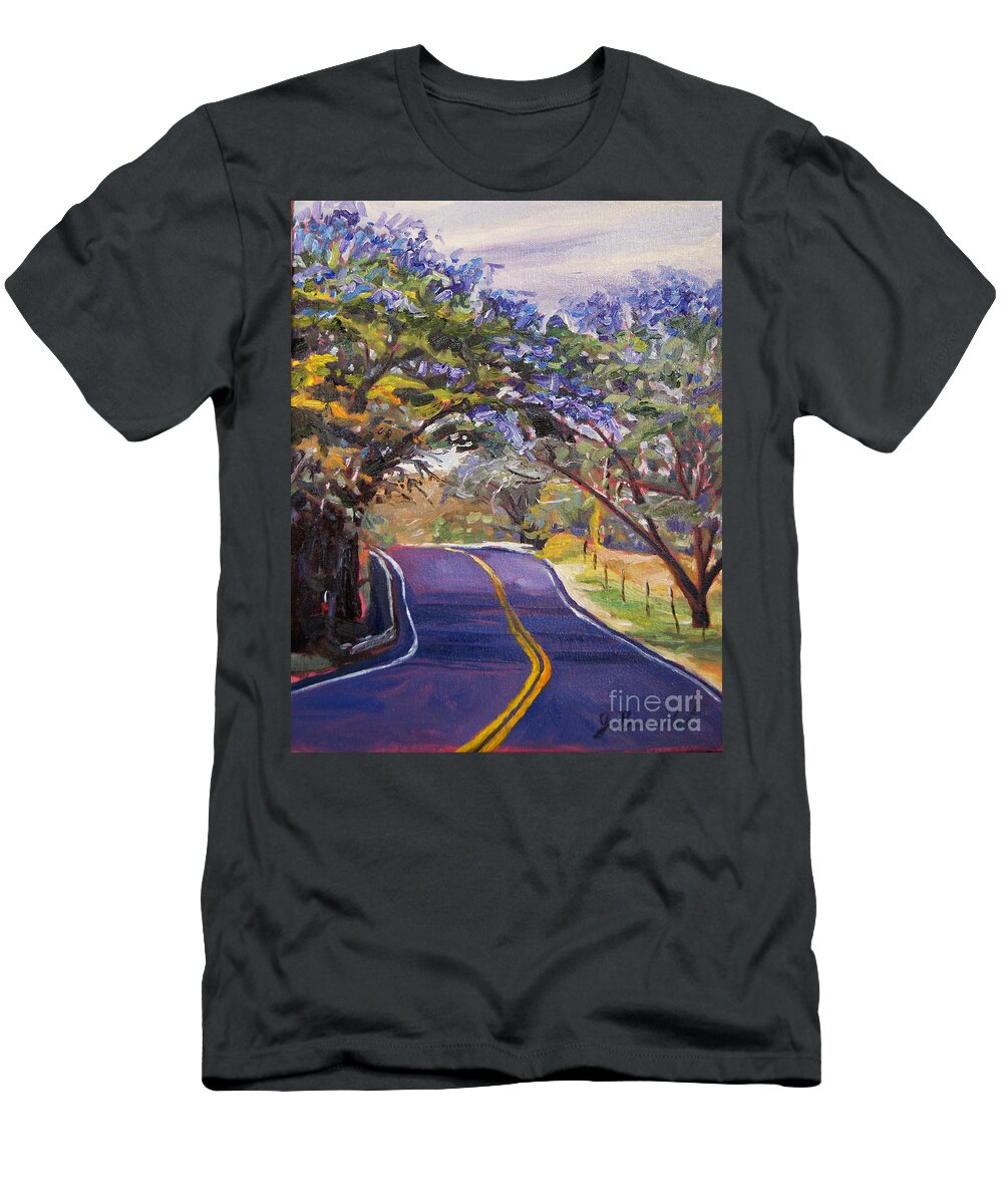 Trees T-Shirt featuring the painting Kula Cruising by Jennifer Beaudet